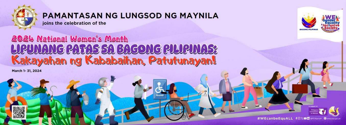 The Pamantasan ng Lungsod ng Maynila joins the country in the celebration of the 2024 National Women’s Month this March. 