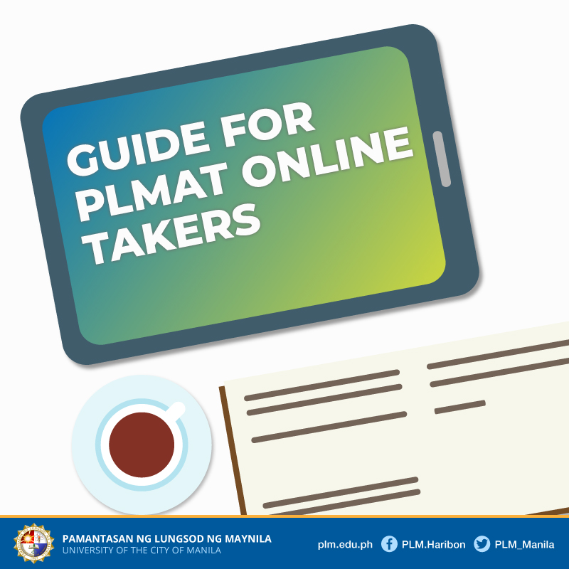Guide for PLMAT online takers 