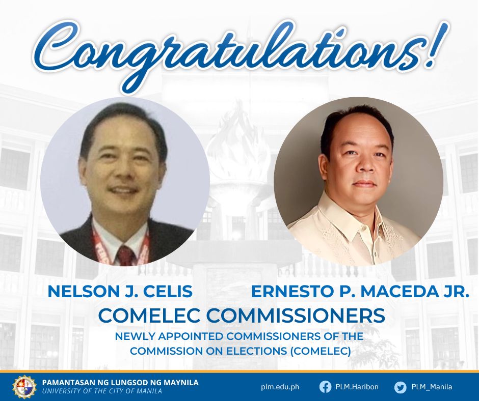 2 PLM professors named Comelec commissioners