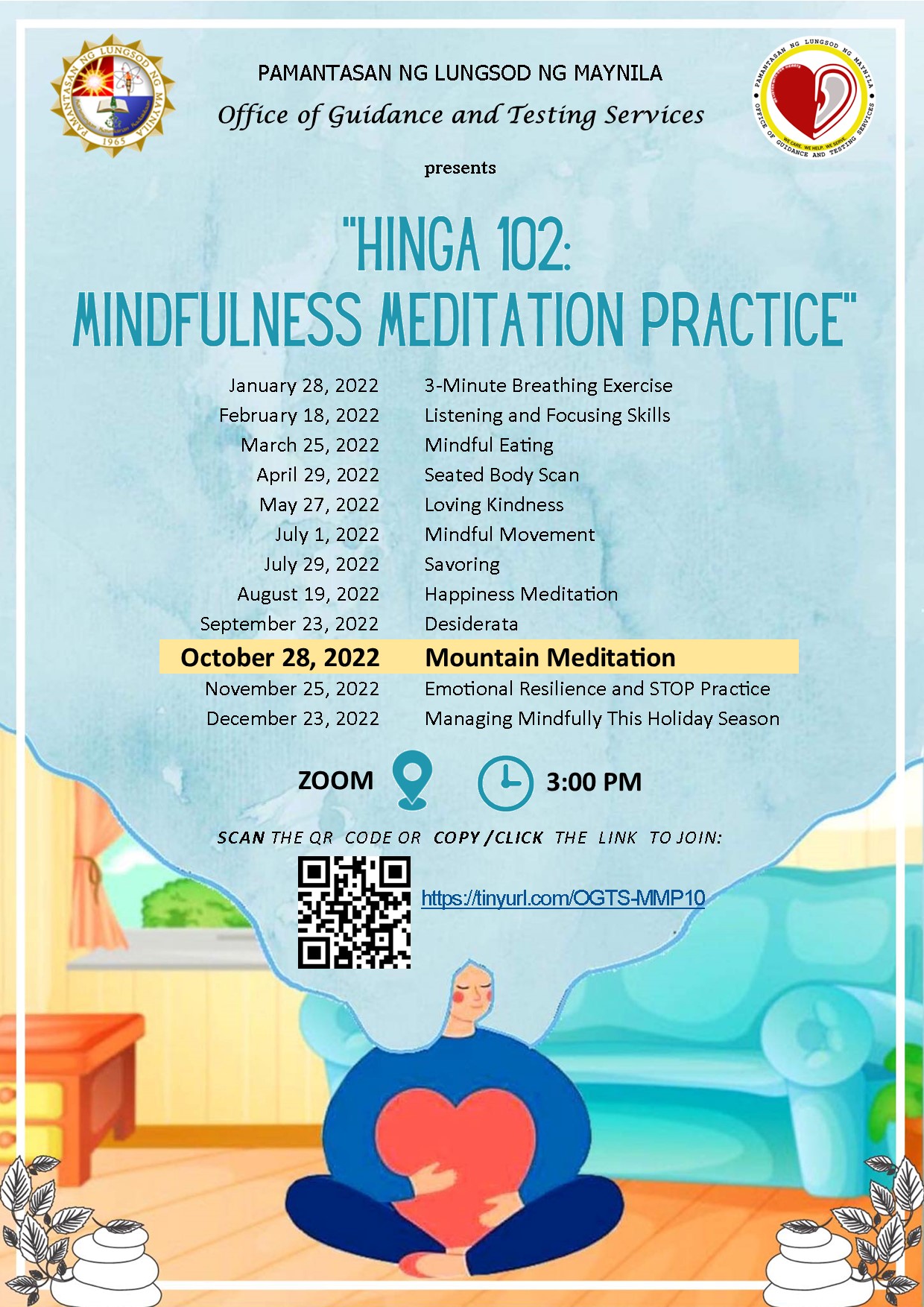 Join Hinga 102's Mountain Meditation October 28, 3:00PM (2)