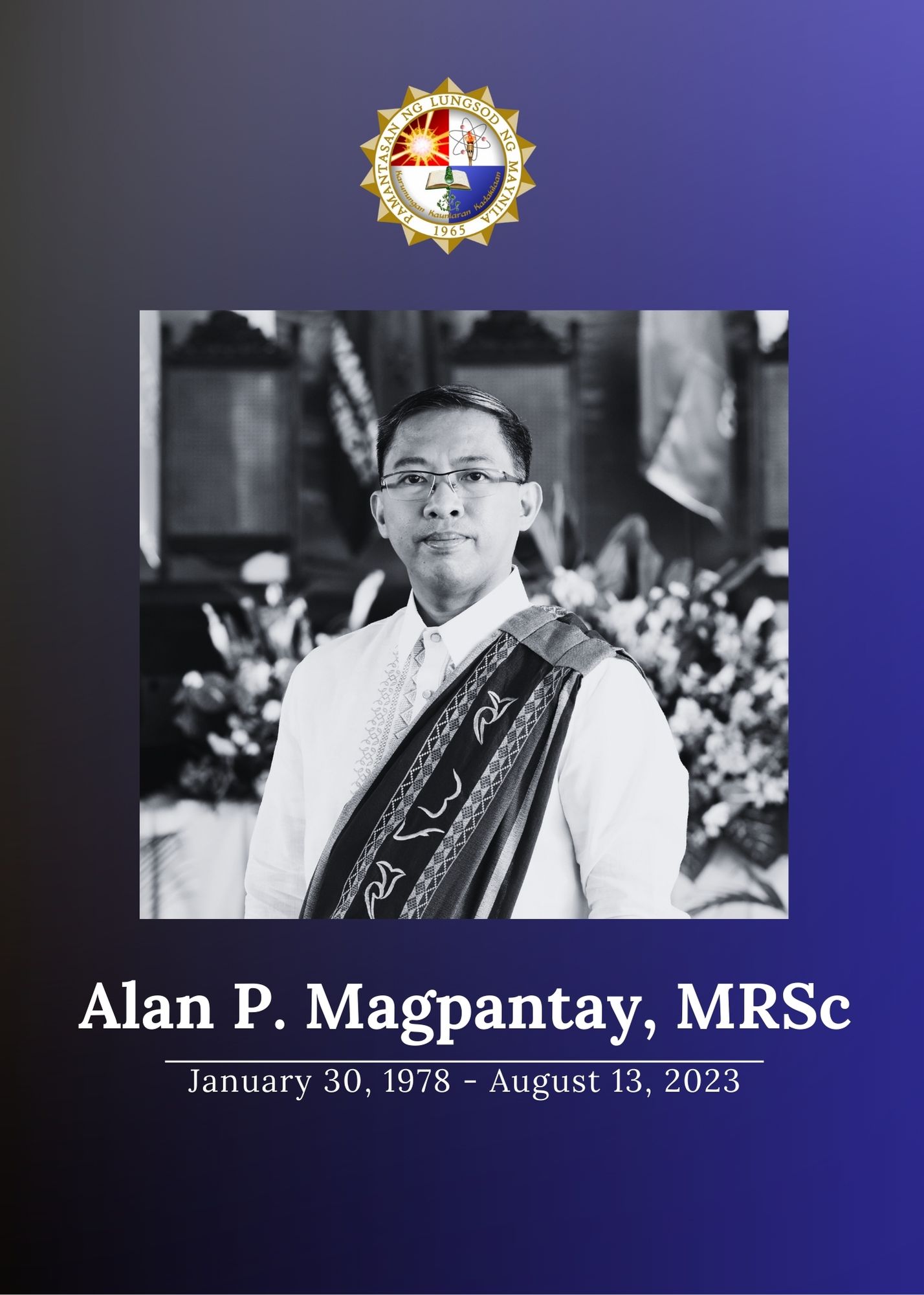 Prof. Alan Magpantay, MRSc, Dean of the College of Physical Therapy (CPT)