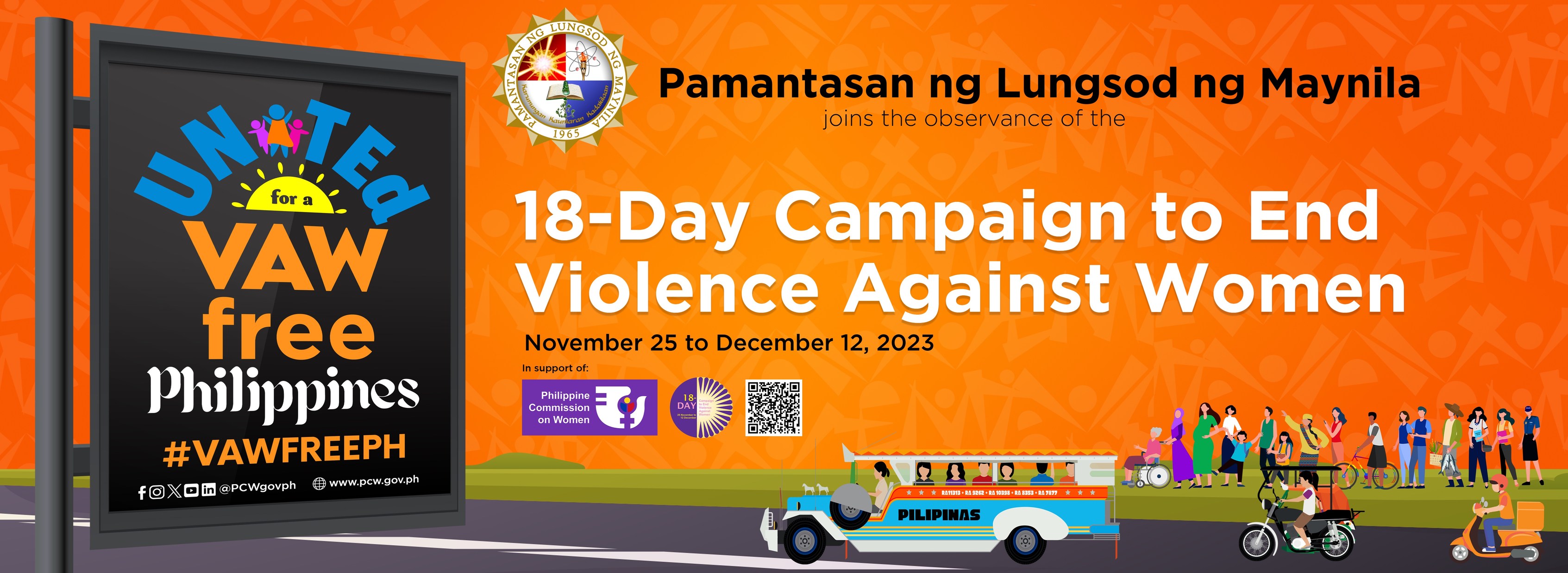 18-Day Campaign to End Violence Against Women (VAW)