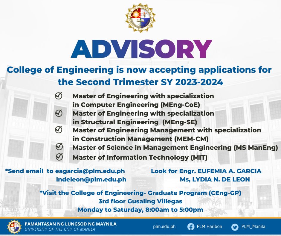 Admission for the College of Engineering -Graduate Program