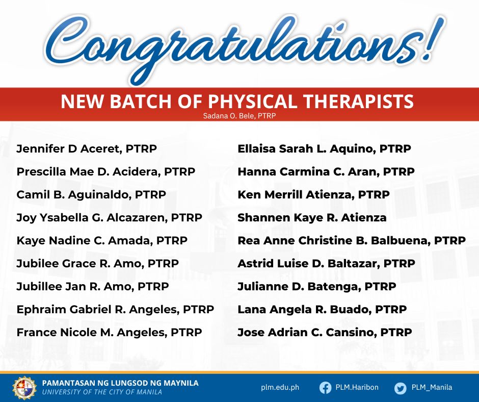 dec 2023 physical therapy batch 1