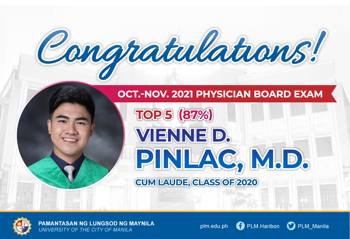 2021 Nov 11 Congrats Physician board exam 3