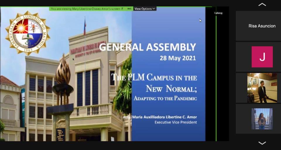 PLM holds general assembly with students, faculty, and staff