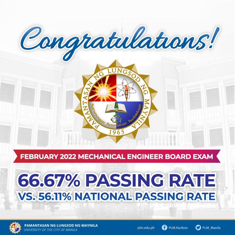 PLM congratulates 6 newly licensed mechanical engineers