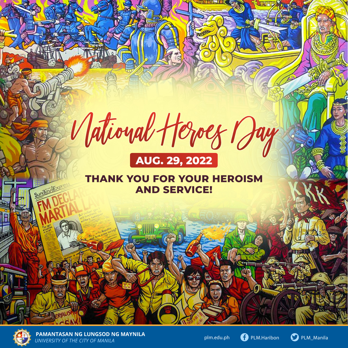 No Classes and work on August 26, 2022 (National Heroes Day)