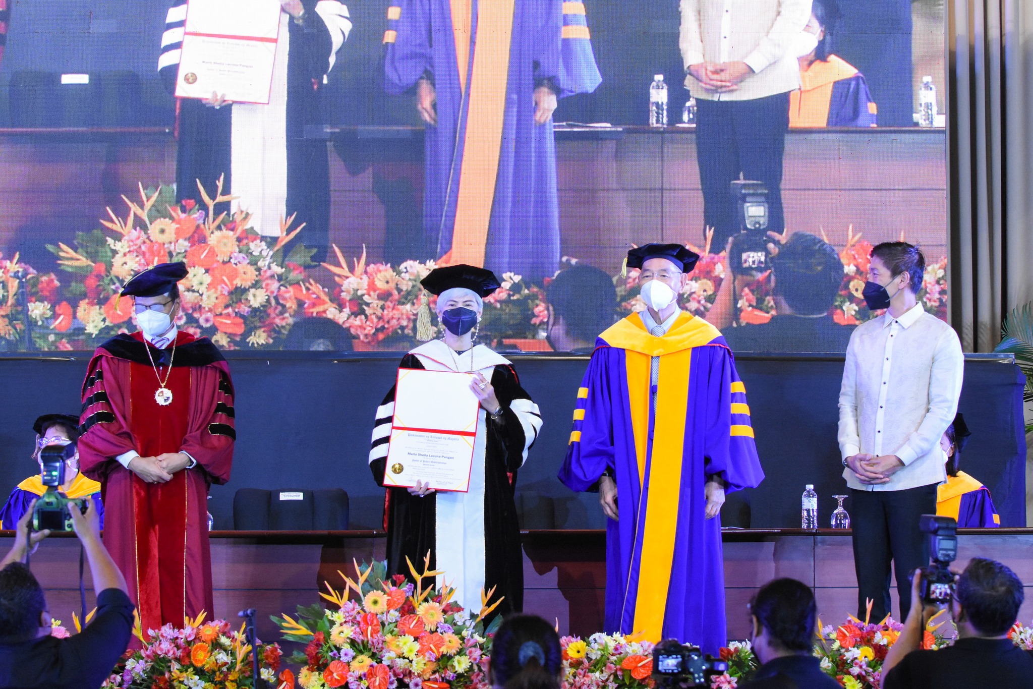 PLM confers honorary doctorate degree in public administration for Mayor Honey Lacuna-Pangan 