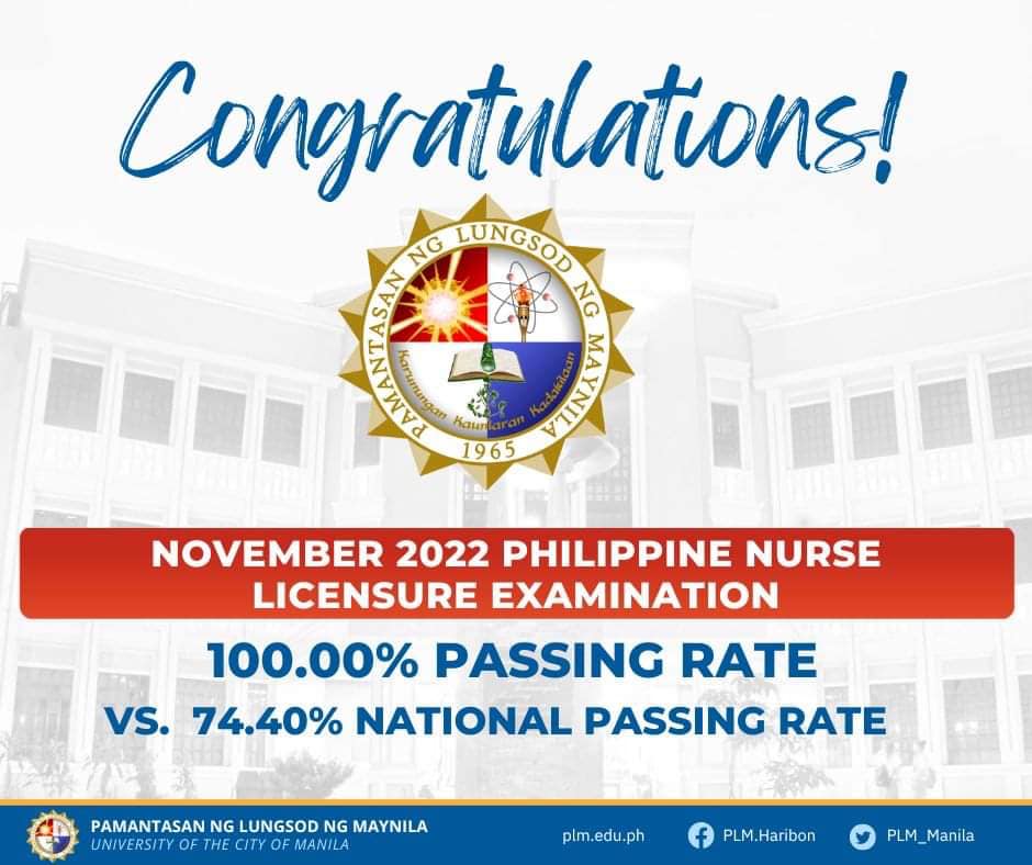 2 PLM nursing graduates hurdle board exam with 100% passing rate  Alias  2 PLM nursing graduates hurdle board exam with 100% passing rate