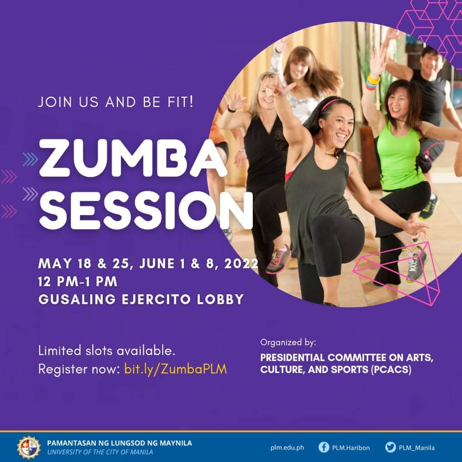 Join PLM's Zumba sessions