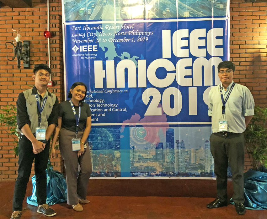 PLM ECE students present paper at 11th IEEE international conference